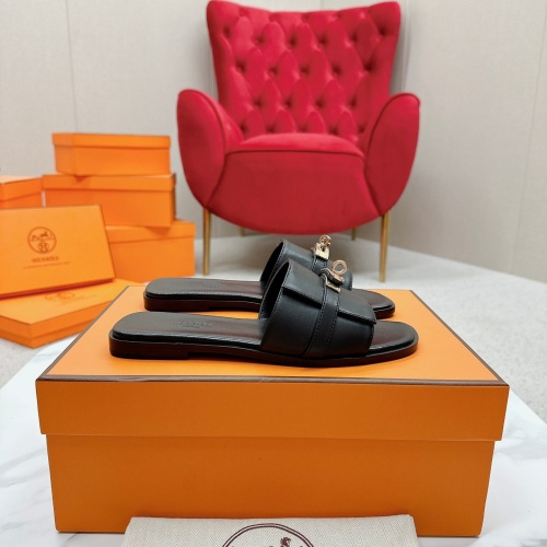 Replica Hermes Slippers For Women #1211017 $102.00 USD for Wholesale