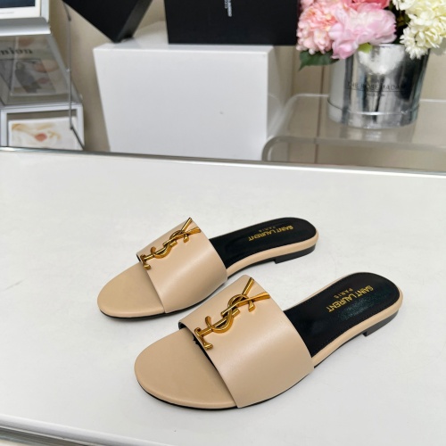 Wholesale Yves Saint Laurent YSL Slippers For Women #1211058 $80.00 USD, Wholesale Quality Replica Yves Saint Laurent YSL Slippers