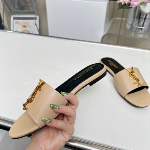 Replica Yves Saint Laurent YSL Slippers For Women #1211058 $80.00 USD for Wholesale