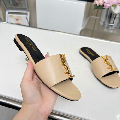 Replica Yves Saint Laurent YSL Slippers For Women #1211058 $80.00 USD for Wholesale