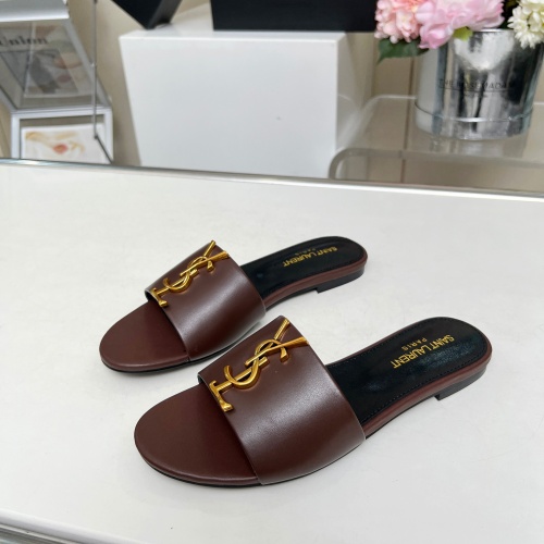 Wholesale Yves Saint Laurent YSL Slippers For Women #1211060 $80.00 USD, Wholesale Quality Replica Yves Saint Laurent YSL Slippers