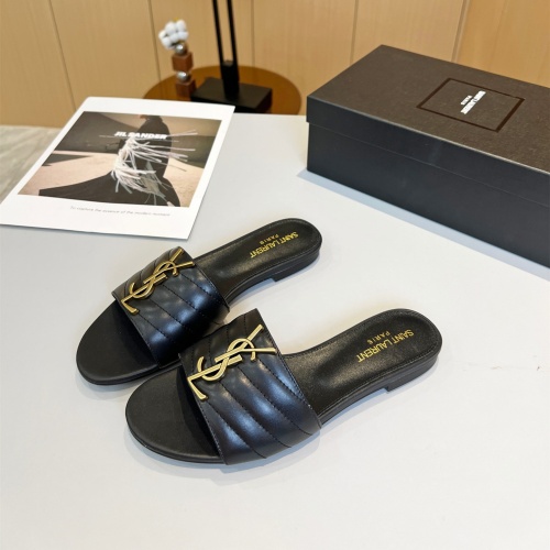 Wholesale Yves Saint Laurent YSL Slippers For Women #1211082 $80.00 USD, Wholesale Quality Replica Yves Saint Laurent YSL Slippers