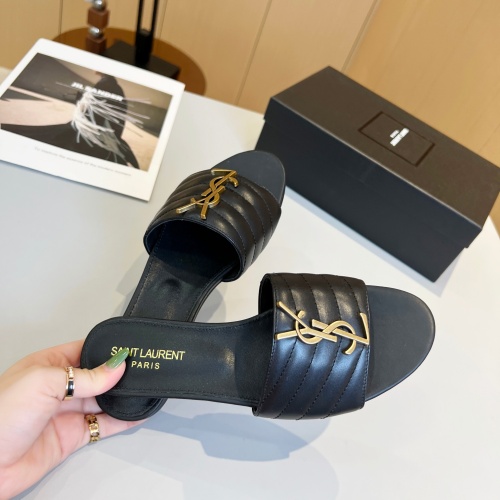 Replica Yves Saint Laurent YSL Slippers For Women #1211082 $80.00 USD for Wholesale