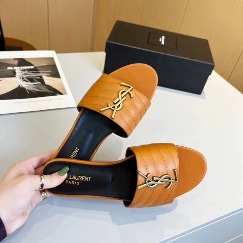 Replica Yves Saint Laurent YSL Slippers For Women #1211083 $80.00 USD for Wholesale