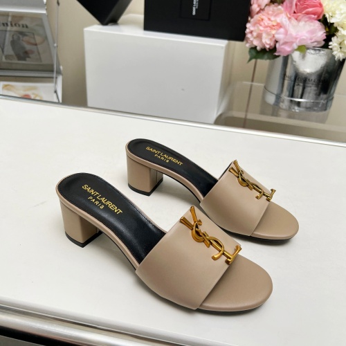 Replica Yves Saint Laurent YSL Slippers For Women #1211092 $100.00 USD for Wholesale