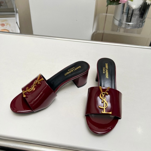 Wholesale Yves Saint Laurent YSL Slippers For Women #1211112 $100.00 USD, Wholesale Quality Replica Yves Saint Laurent YSL Slippers