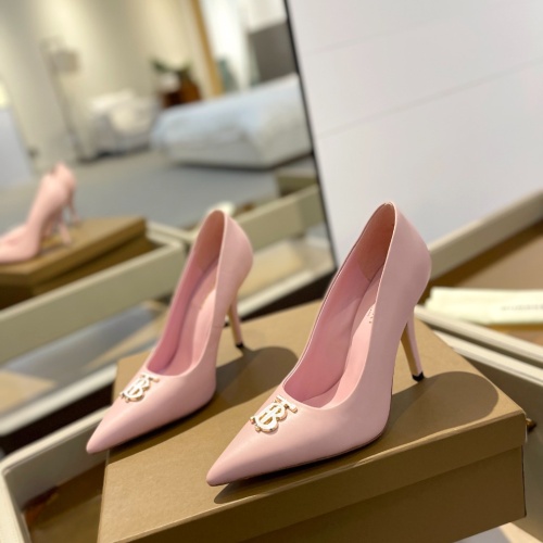 Wholesale Burberry High-Heeled Shoes For Women #1211142 $122.00 USD, Wholesale Quality Replica Burberry High-Heeled Shoes