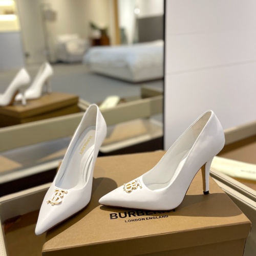 Replica Burberry High-Heeled Shoes For Women #1211145 $122.00 USD for Wholesale