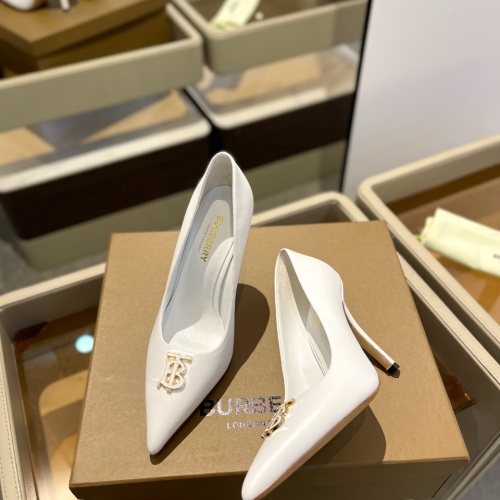 Replica Burberry High-Heeled Shoes For Women #1211145 $122.00 USD for Wholesale