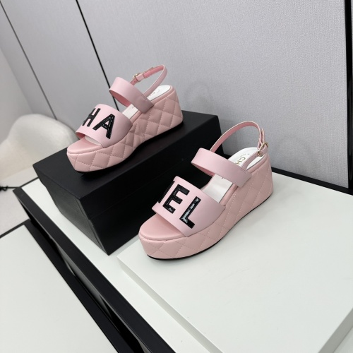 Replica Chanel Sandal For Women #1211184 $98.00 USD for Wholesale