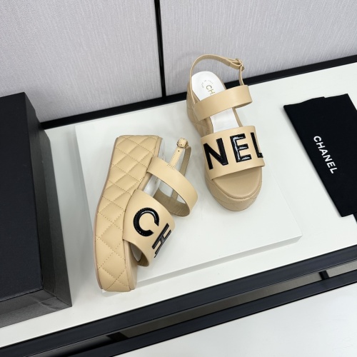 Replica Chanel Sandal For Women #1211185 $98.00 USD for Wholesale