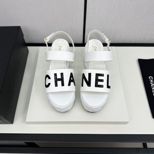 Replica Chanel Sandal For Women #1211186 $98.00 USD for Wholesale