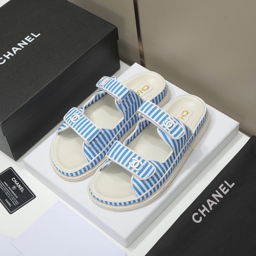 Wholesale Chanel Slippers For Women #1211234 $88.00 USD, Wholesale Quality Replica Chanel Slippers