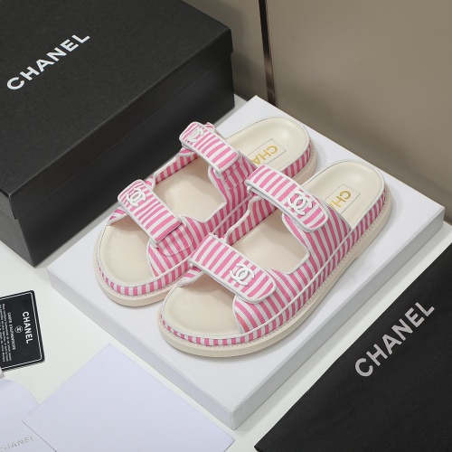 Wholesale Chanel Slippers For Women #1211237 $88.00 USD, Wholesale Quality Replica Chanel Slippers