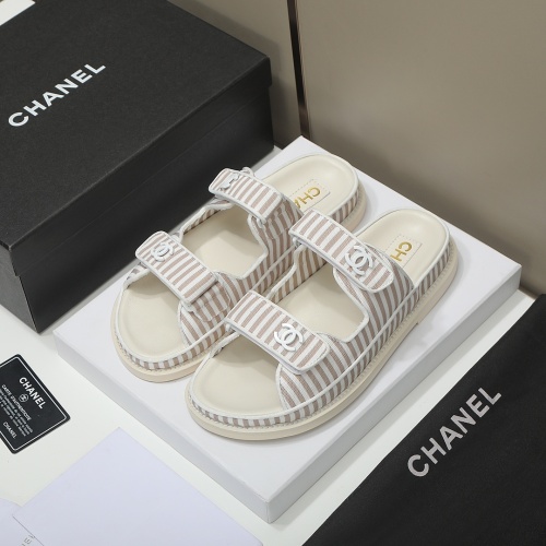 Wholesale Chanel Slippers For Women #1211238 $88.00 USD, Wholesale Quality Replica Chanel Slippers