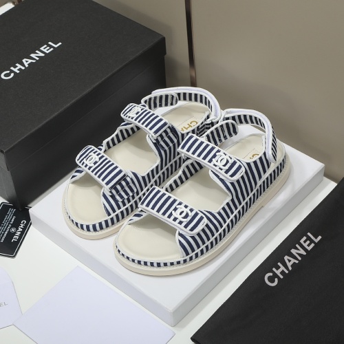 Wholesale Chanel Sandal For Women #1211240 $88.00 USD, Wholesale Quality Replica Chanel Sandal