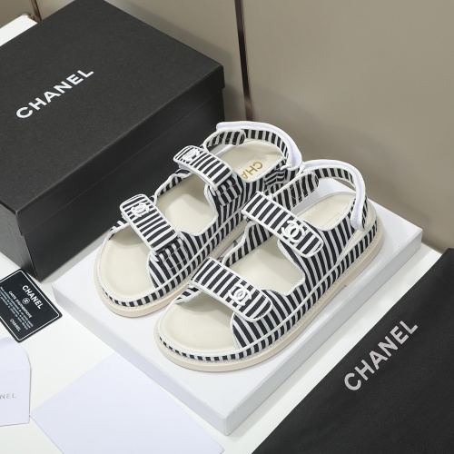 Wholesale Chanel Sandal For Women #1211241 $88.00 USD, Wholesale Quality Replica Chanel Sandal