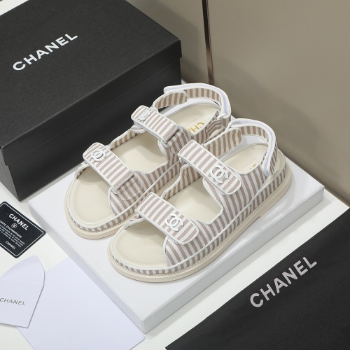 Wholesale Chanel Sandal For Women #1211242 $88.00 USD, Wholesale Quality Replica Chanel Sandal