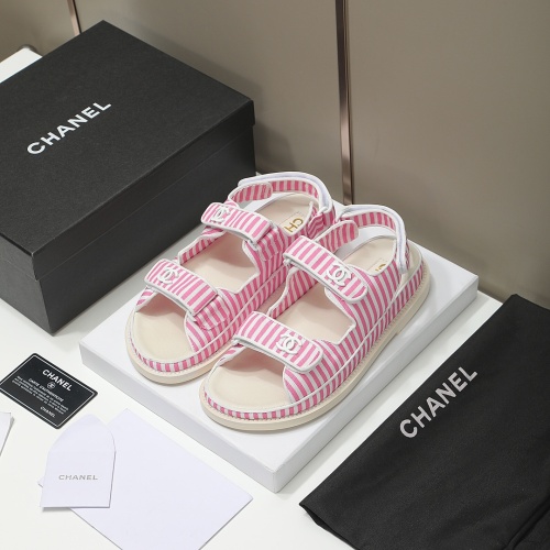 Wholesale Chanel Sandal For Women #1211243 $88.00 USD, Wholesale Quality Replica Chanel Sandal