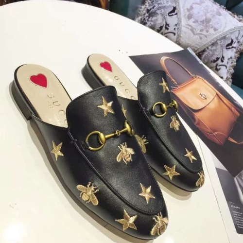 Wholesale Gucci Slippers For Women #1211244 $76.00 USD, Wholesale Quality Replica Gucci Slippers