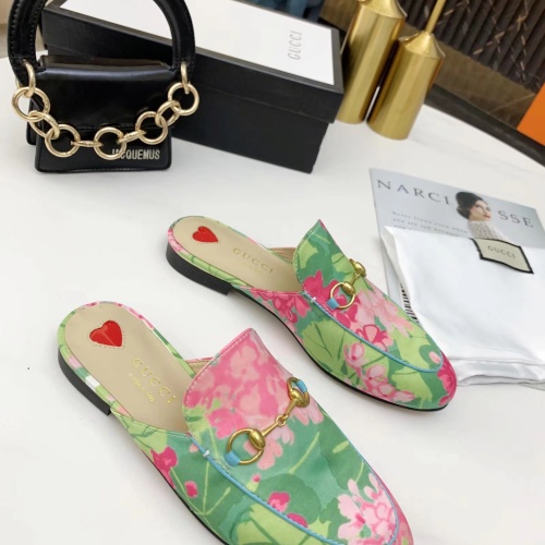 Replica Gucci Slippers For Women #1211275 $76.00 USD for Wholesale