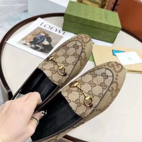 Replica Gucci Oxfords Shoes For Women #1211282 $96.00 USD for Wholesale