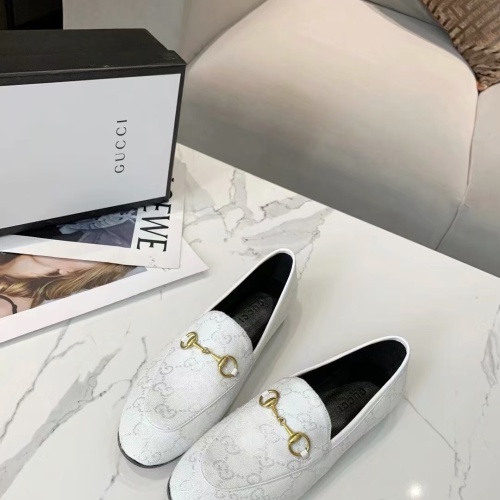 Replica Gucci Oxfords Shoes For Women #1211283 $80.00 USD for Wholesale