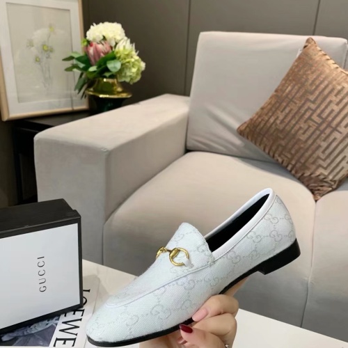 Replica Gucci Oxfords Shoes For Women #1211283 $80.00 USD for Wholesale