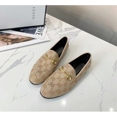 Replica Gucci Oxfords Shoes For Women #1211285 $80.00 USD for Wholesale