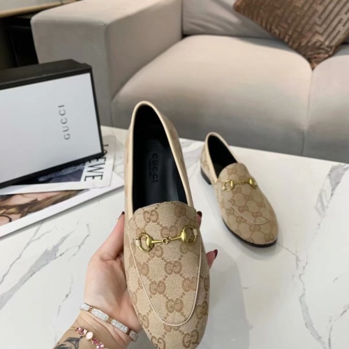 Replica Gucci Oxfords Shoes For Women #1211285 $80.00 USD for Wholesale