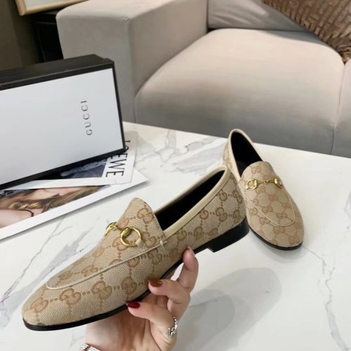 Replica Gucci Oxfords Shoes For Women #1211285 $80.00 USD for Wholesale