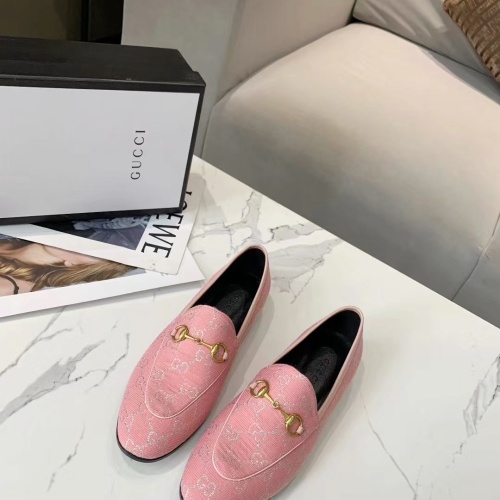 Replica Gucci Oxfords Shoes For Women #1211287 $80.00 USD for Wholesale