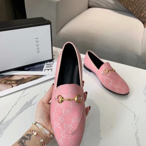 Replica Gucci Oxfords Shoes For Women #1211287 $80.00 USD for Wholesale