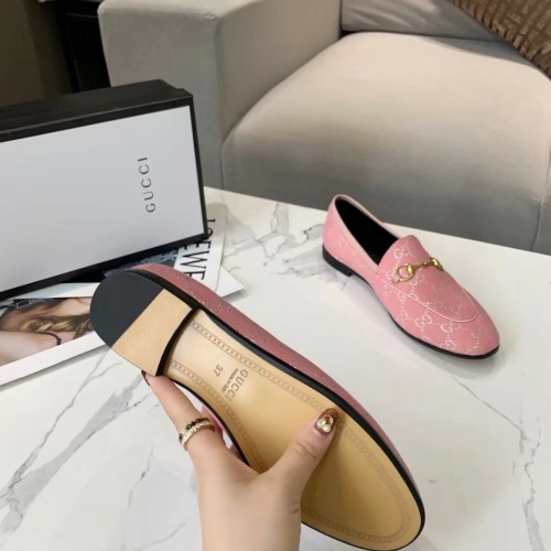 Replica Gucci Oxfords Shoes For Women #1211287 $80.00 USD for Wholesale