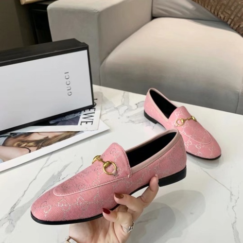 Replica Gucci Oxfords Shoes For Women #1211287 $80.00 USD for Wholesale