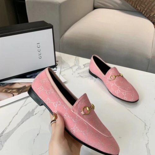 Replica Gucci Oxfords Shoes For Women #1211287 $80.00 USD for Wholesale