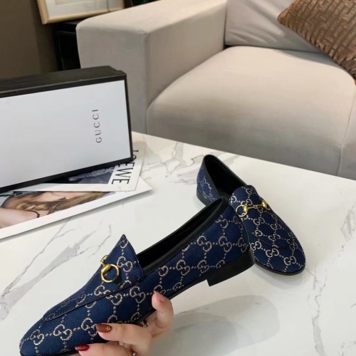 Replica Gucci Oxfords Shoes For Women #1211288 $80.00 USD for Wholesale