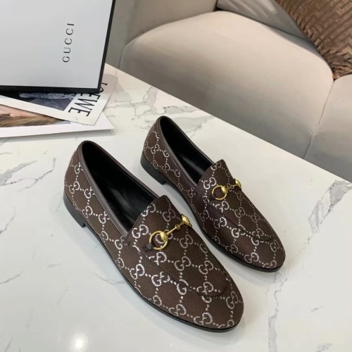 Wholesale Gucci Oxfords Shoes For Women #1211290 $80.00 USD, Wholesale Quality Replica Gucci Oxfords Shoes