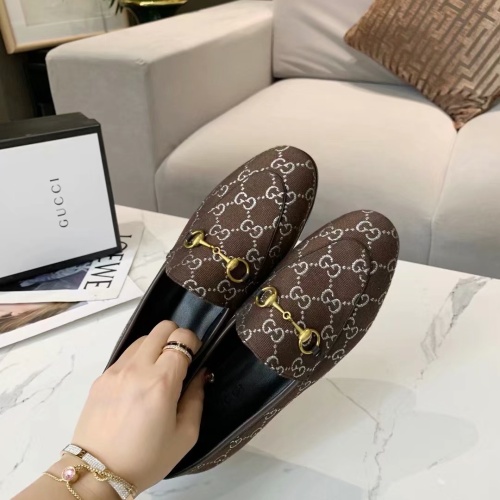 Replica Gucci Oxfords Shoes For Women #1211290 $80.00 USD for Wholesale