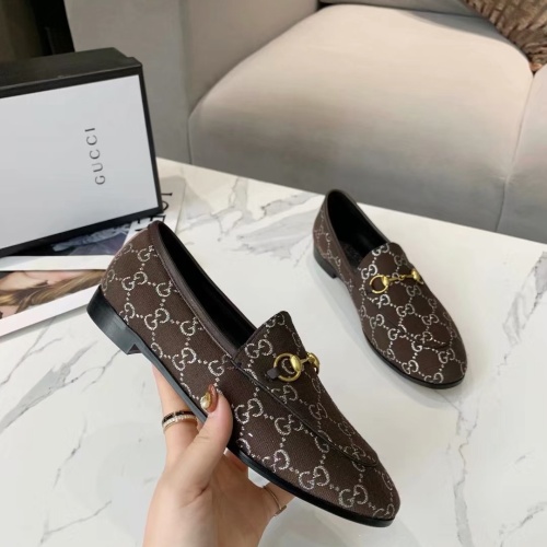 Replica Gucci Oxfords Shoes For Women #1211290 $80.00 USD for Wholesale