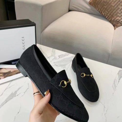 Replica Gucci Oxfords Shoes For Women #1211292 $80.00 USD for Wholesale