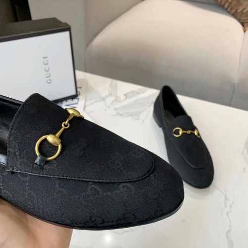 Replica Gucci Oxfords Shoes For Women #1211292 $80.00 USD for Wholesale