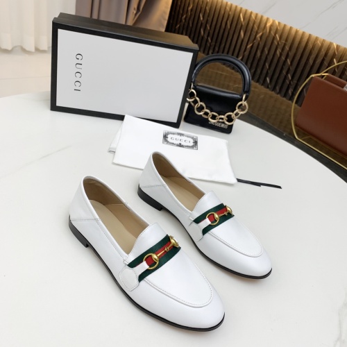 Replica Gucci Oxfords Shoes For Women #1211294 $82.00 USD for Wholesale