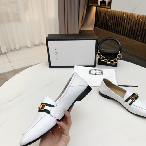 Replica Gucci Oxfords Shoes For Women #1211294 $82.00 USD for Wholesale