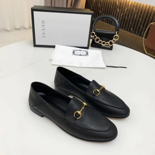 Replica Gucci Oxfords Shoes For Women #1211296 $80.00 USD for Wholesale