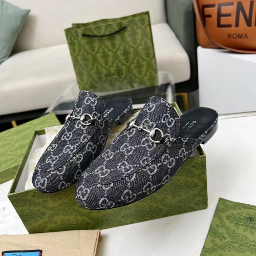 Wholesale Gucci Slippers For Men #1211343 $88.00 USD, Wholesale Quality Replica Gucci Slippers