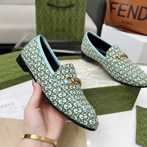 Replica Gucci Oxfords Shoes For Women #1211349 $98.00 USD for Wholesale