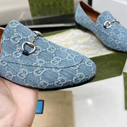 Replica Gucci Oxfords Shoes For Women #1211355 $98.00 USD for Wholesale