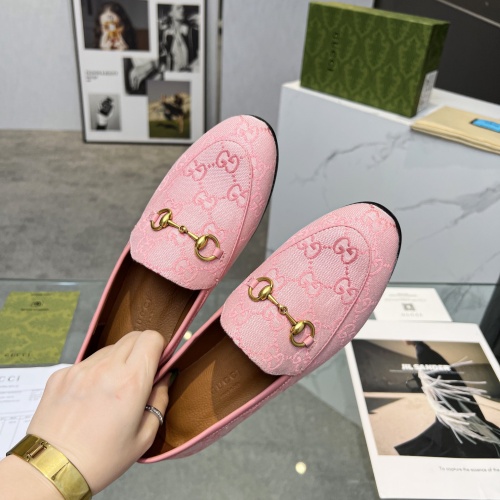 Replica Gucci Oxfords Shoes For Women #1211358 $96.00 USD for Wholesale