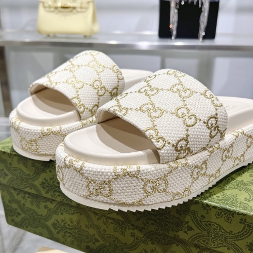 Replica Gucci Slippers For Women #1211361 $85.00 USD for Wholesale